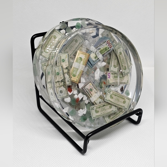 "Money on the Rocks" Coaster set 💶 - Picture 5 of 7